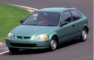 Honda Civic 3 or 5 doors (1995 - 2001) graphite car mats