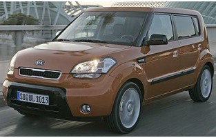 Floor mats Kia Soul (2009 - 2011) logo Hybrid