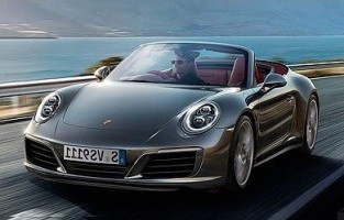 Vloermatten, rubber TPE voor Porsche 911 991 Restyling Cabrio (2016-2019)