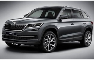 Skoda Kodiaq 7 seats (2017 - current) beige car mats