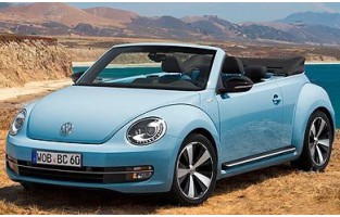 Volkswagen Beetle Cabriolet (2011 - current) R-Line Blue leather car mats