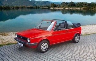Vloermatten Volkswagen Golf 1 Cabrio (1979 - 1993) Grafiet