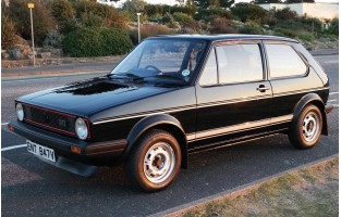 Floor mats Volkswagen Golf 1 (1974 - 1983) logo Hybrid