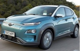 Floor mats Hyundai Kona SUV-all-Electric (2017 - 2022) logo Hybrid