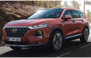 Vloer matten Hyundai Santa Fe 7-zits (2018-2021) Beige