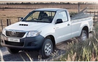 Vloermatten, rubber TPE voor Toyota Hilux cabine alleen (2012 - 2017)