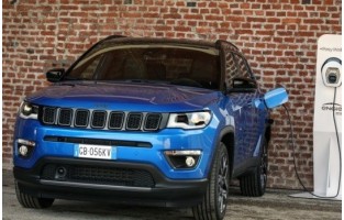 Floor mats Jeep Compass 4xe (2021-present) logo Hybrid