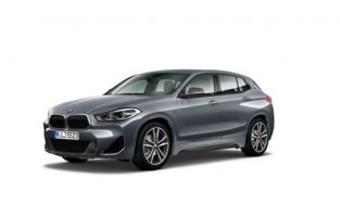 Custom-made BMW X2 F39 (2018-2023) floor mats with embroidered logo